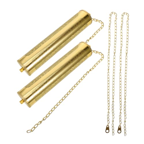 DOITOOL Classic Iron Chain Weight Decor Wall Clock Weight Replacement Part for Rustic Wall Clock