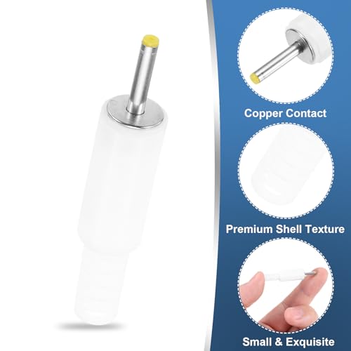 Adaptador DC macho 2.5x0.7mm paquete 5 unidades miniatura 3