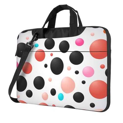 Bolso para portátil KHiry con diseño de lunares unisex miniatura 1