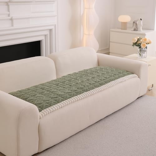 Non Slip Dog Couch Cover Green Sofa Cushion Covers Washable, 27.6"x59.1" - image 7