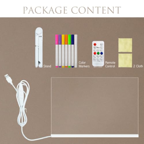 Laysinly LED Drawing Board,11.8x7.9, 7 Color 4 Mode, Remote Control - image 7