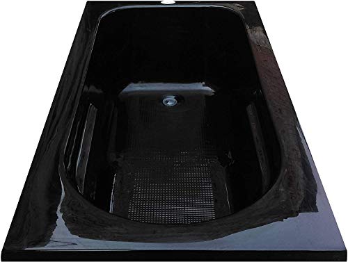 Image of MADONNA Prestige Acrylic 4 Feet Freestanding Bath Tub (Black)