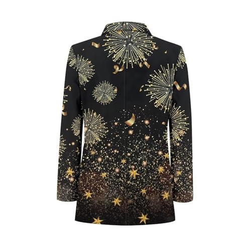 Men's Fashion Blazer Slim Fit Casual Print Suit Business Jacket 1 Button Sports Coats Casual Cozy Work Wear Topcoat2