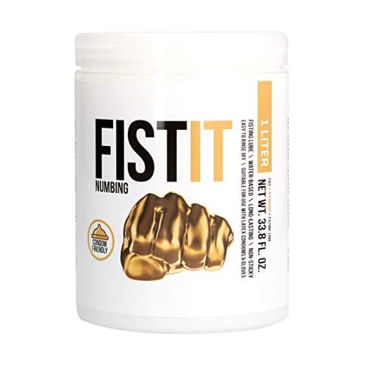 Fist It Fistit By Shots - Fistit - Numbing - Lubricante Para La Penetración Con El Puño - 1000 Ml 1000 ml, White