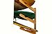 Cor Surf Wooden Surfboard Wall Mount for Surf Boards, Snowboards, Skateboards, Kiteboards and Wakeboards, Triple Tier Surf Board Display Holder, Made of Sustainable Bamboo (24 x 4 x 4 Inches)
