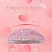 Wireless Bluetooth Mouse, Rechargeable Silent and Stylish Heart-Shaped Mouse for Laptop, PC - 10m Range (Pink)