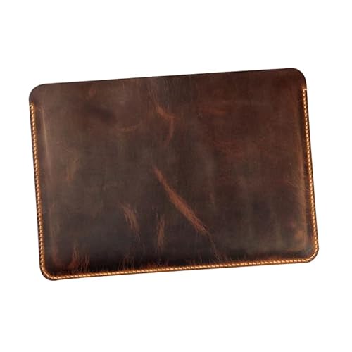 Handmade leather sleeve case for 13 14 15 16 inch macbook/vintage distressed leather laptop case for macbook air 13 inch case - MACX05S