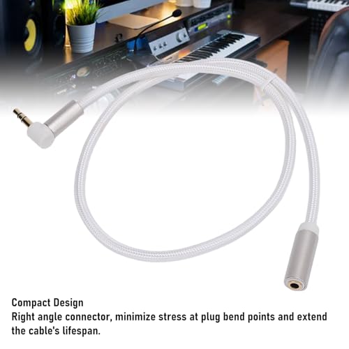 Cable Extensor de Auriculares 3.5mm Ángulo Recto 2M miniatura 4