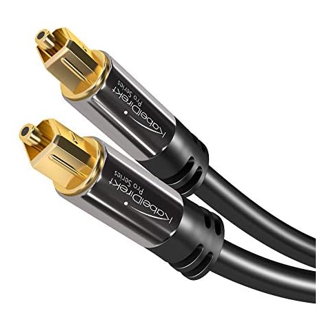 KabelDirekt – Cable Óptico TOSLINK Audio 12,5m Pro Series Cover