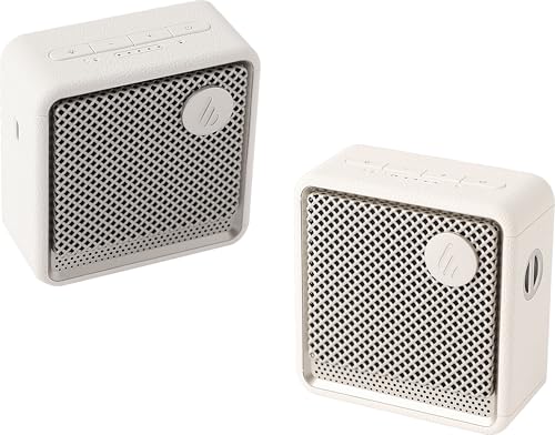 Edifier ES20 TWS �X�e���I�Z�b�g 2 ��g �z���C�g + �z���C�g �|�[�^�u�� Bluetooth �X�s�[�J�[