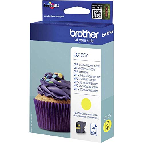 Brother LC-123Y Cartucho de tinta - amarillo LC-123Y