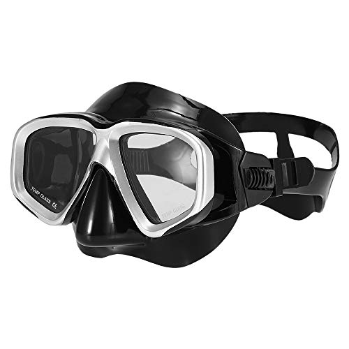 Anself Adultos Máscara de Mergulho Anti-fog Mergulho Snorkeling Máscara de Natação Óculos de Lente d