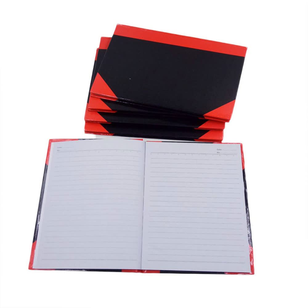 Taccuino formato A4, con copertina rigida, confezione da 5 quaderni a righe con 65 pagine, articoli di cancelleria per la scuola e l'ufficio (21 x 29,5 cm)