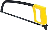 STANLEY STHT20138 12-Inch High Tension Hacksaw - 225 lbs Tension, Adjustable Angles, Solid Frame for Smooth Flush Cuts