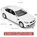 RMZ City Die-Casting Alloy Toy Car, 1/36 Scale M5 Model Car, Toy Car with Pull Back Function, Suitable for Collecting Decorative Model Toys, Car Gift for Boys and Girls (White)