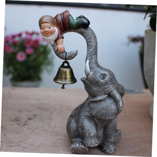 Statue d'éléphant décorative pour salon et table basse - 7