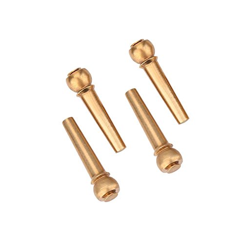 6 peças/conjunto de pinos de guitarra de latão durável para violão acústico com ponte e pinos de pin