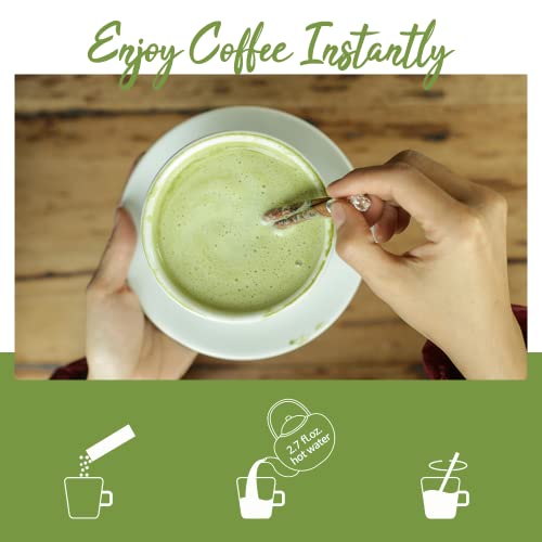 Brons Matcha Chocolate Cafe Au Lait, 20 Count Single Serve Packet (270g), Green Tea, Instant Tea, Coffee, Smoothies, Herbal Tea, Breakfast Tea, Organic Matcha, Breakfast Tea, Herbal Infusion