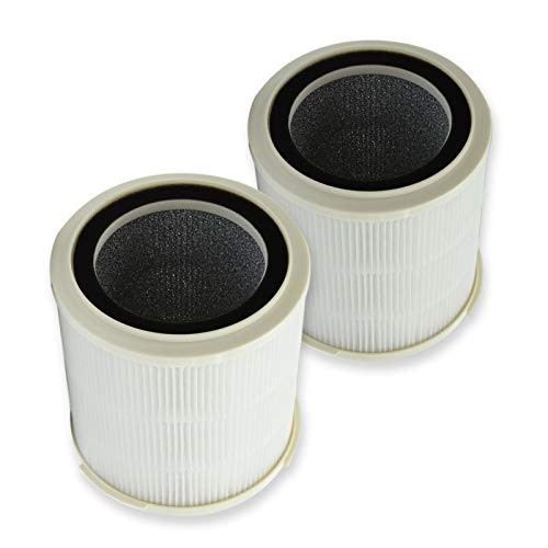 PUREBURG Replacement Filter Compatible with OdorStop OSAP4 OSAP5 OSAP5FIL OSAP5BW1 Air Purifiers,2-Pack H13 HEPA 4-Stage Filtration Activated carbon Air Clean Dust VOCs Odor