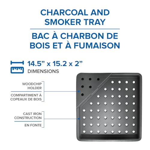 Napoleon - Dispositivo de Ahumado de Hierro Fundido, Color Negro - imagen 2