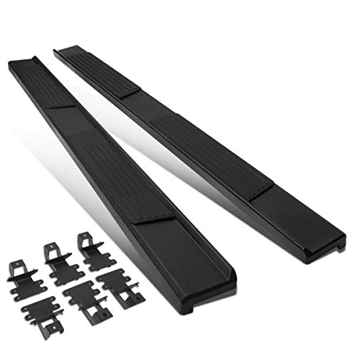 Auto Dynasty 6 Inches Side Step Nerf Bar Running Board Compatible with Jeep Wrangler JL Unlimited 4-Door 18-22, Mild Steel, Matte Black
