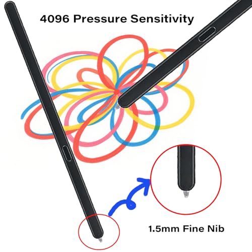 Stylet fin Galaxy Z Fold 6 5 rechange haute précision pointe fine noir
