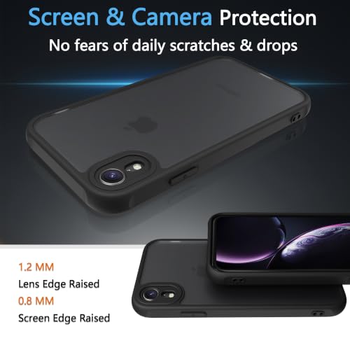 Image of iPhone xr Case,Translucent Matte(Black)