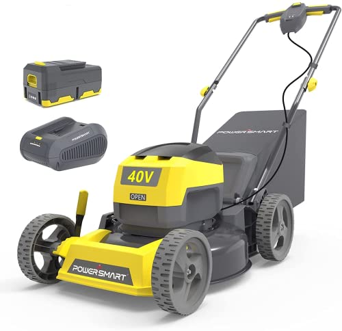 PowerSmart 40V MAX Cordless Lawn Mower 17 Inch 3-in-1 with 4.0Ah Lithium-ion Battery and Charger (PS76417AP) PowerSmart 40V MAX Cordless Lawn Mower 17 Inch 3-in-1 with 4.0Ah Lithium-ion Battery and Charger (PS76417AP)