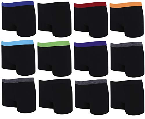 Pierre Calvini Lot de 12 Boxers pour Garcons (Multicolor, 11-12) Cover