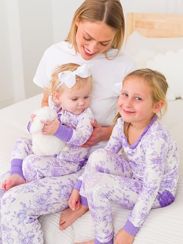 RuffleButts Family Matching SoftSnooze™ Viscose from Bamboo Unisex Adult Pajama Pants4