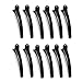 Produktbild 12 Stück Haarspange Haarklammern Haar Klammer Damen Haarclips Abteilklammern Hair Clips Combi aus Kunststoff Spange Klammer Friseurbedarf Schwarz