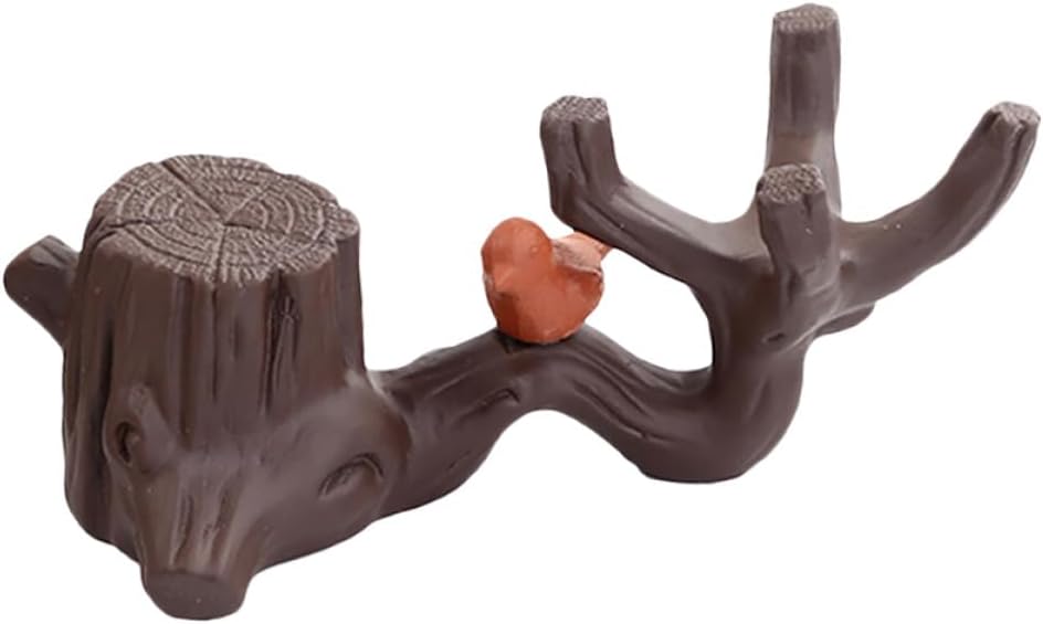 Abaodam Purple Clay Magpie Tea PET Table Ornament for Tea Lovers