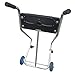 BRIS Stainless Steel Boat Outboard Motor Stand Cart Dolly with Wheel Enginee Carrier