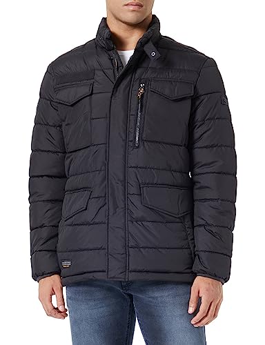 camel active Herren 420940/8O40 Jacket, Asphalt, 114