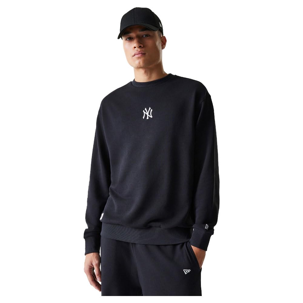 New Era Men's Noir New York Yankees Sweatshirt Nos Mlb Le Midi Ft