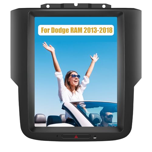 Car Radio Stereo 10.4 Inch T Style for Dodge Ram 2013-2018 1500 2500 3500 Android 13