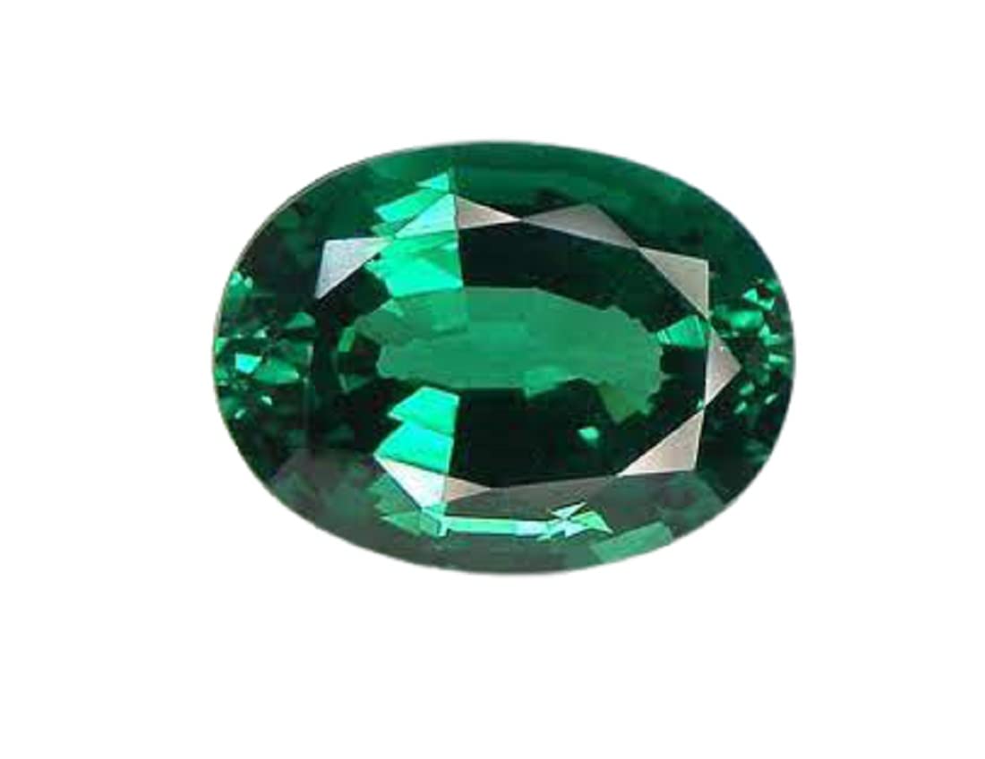 Green Columbian 75% Transparent Hydrothermal Emerald Gemstone,(Panna Ratan) for Men,Women-image-48