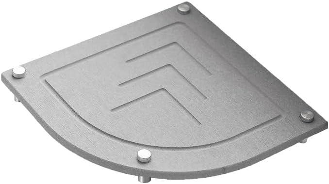 Garvee 2 Pcs Water Absorbing Stone Drying Tray, Quick Dry Diatomite Bathroom Sink Kitchen Counter Vanity Organizer, Instant Dry Soap Dish Sponge Holder Dispenser Caddy, Grey