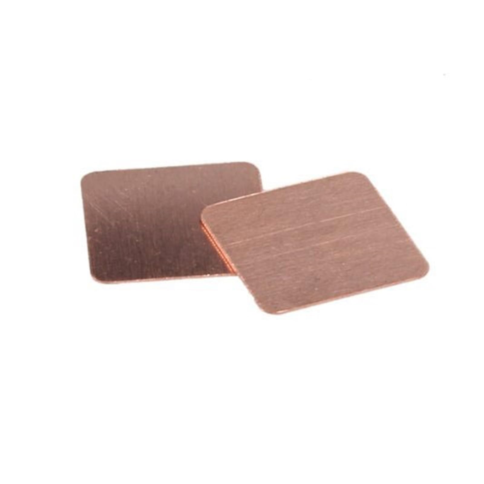 Dissipateur en cuivre 15x15x1mm éliminant la surchauffe des puces graphiques VGA de PC
