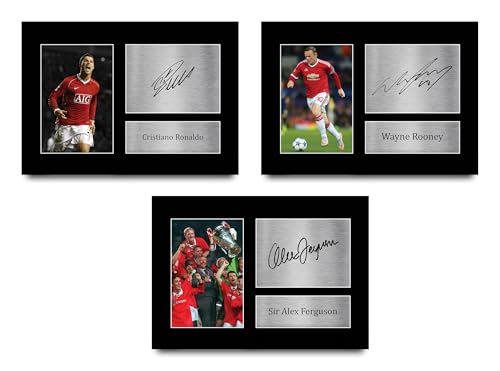 Photo Ronaldo Rooney Ferguson A4 pour décorer un salon de supporter