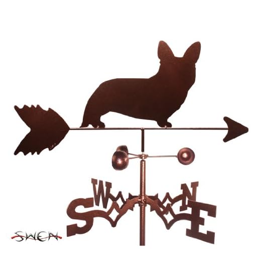 SWEN Products Welsh Corgi (Cardigan) Dog Weathervane