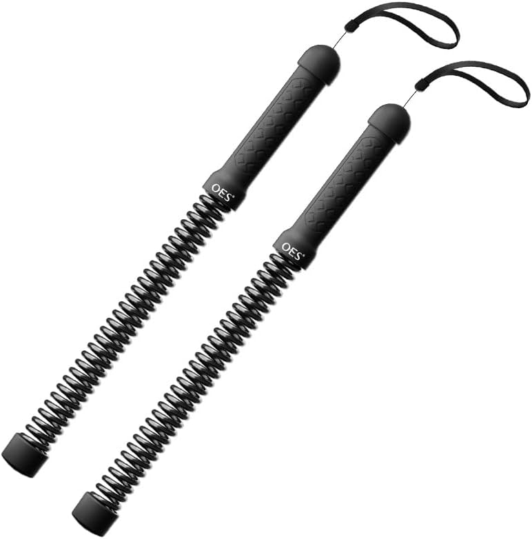 Ropeless Battle Ropes for Home Gym – Cordless Training Rope Fitness Equipment for Men & Women, Weighted Workout Ropes for HIIT, No-Jump Full-Body Exercise, Heavy Resistance & Travel-Friendly (Black)