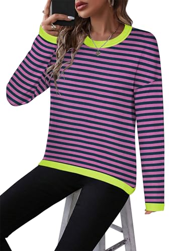 Image of Zeagoo Sweaters for Women Fall Outfits Trendy 2025 Long Sleeve Shirts Bussiness Casual Knit Pullover Sweater Tops
