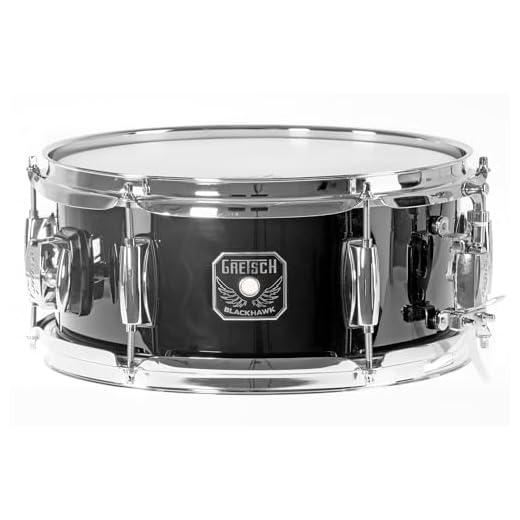 Gretsch SD Snare Drum, Full Range, Black Hawk Mighty Mini, black, negro, chrome hardware, 12 x 5,5", BH-5512-BK