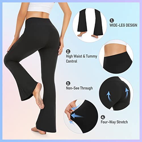 Image of MOREFEEL 3 Pack 8 inch High Waisted Biker Shorts for Women, Casual Summer Knee Length Tummy Control Running Athletic Yoga Shorts