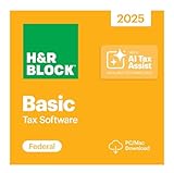 H&R Block Tax Software Basic 2025 Win/Mac [PC/Mac Online Code]