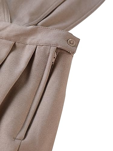 Smith's American Girls' Pleated Jumper - Khaki, 6X4