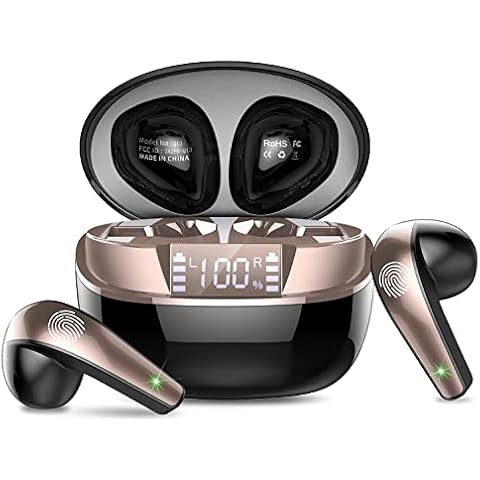 Auriculares Inalámbricos DOBOPO Q13 con Micrófono HD, IP7 Impermeables Cover