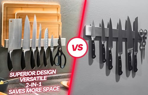 Demi'S Home Knife Magnetic Strip & Cutting Board Holder For Wall Or Fridge thumb #4