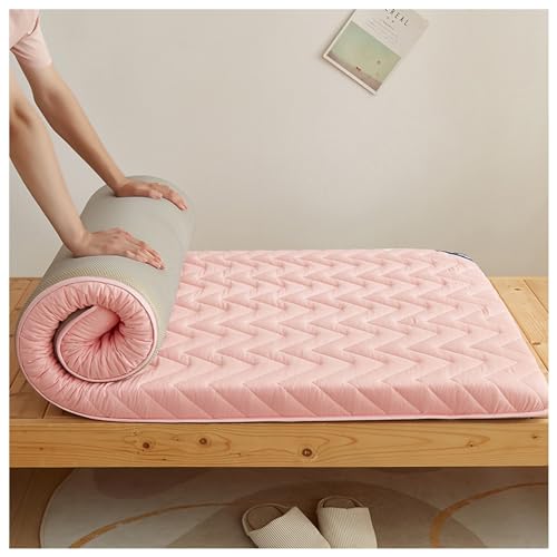 Matratze, Dicke Boden-Latex-Matratze, Weiches Faltbares Gästebett, Twin/Full/Queen/King-Matratze, Tragbare Und Faltbare Camping-Matratze, Matratze Für Studentenwohnheime (Color : B, Size : 80X190cm-